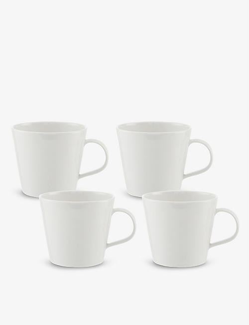 ROYAL DOULTON: 1815 Pure porcelain mugs set of four