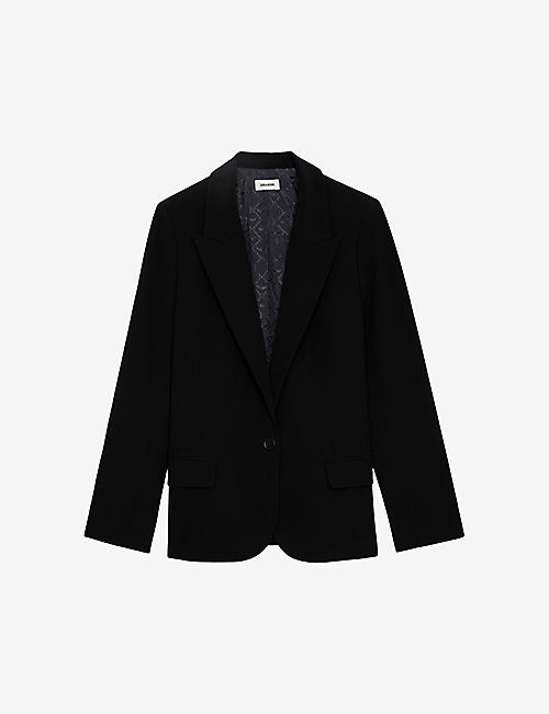 ZADIG&VOLTAIRE: Voyage single-breasted woven jacket