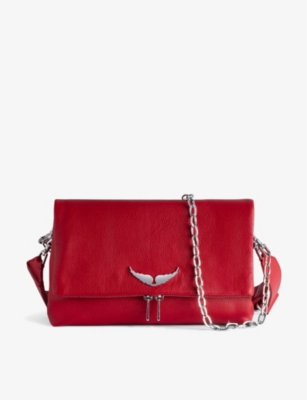 ZADIG&VOLTAIRE: Rocky grained-leather cross-body bag