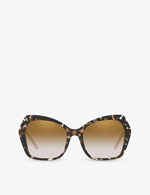 DOLCE & GABBANA: DG4399 butterfly-frame acetate sunglasses