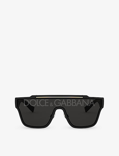 DOLCE & GABBANA: DG6125 square-frame nylon sunglasses