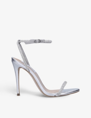 STEVE MADDEN: Breslin rhinestone-embellished suede heels