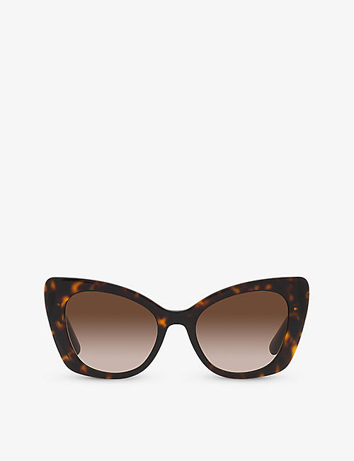 DOLCE & GABBANA: DG4405 butterfly-frame acetate sunglasses