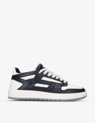 REPRESENT: Reptor suede and leather low-top trainers