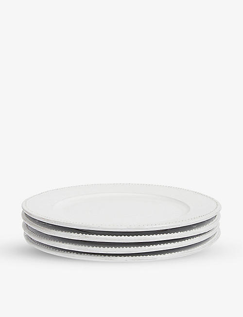 SOHO HOME: Hillcrest handmade stoneware dinner plates set of four