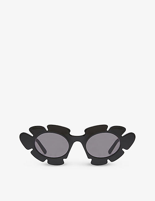 LOEWE: Loewe x Paula's Ibiza G000270X03 flower-shaped acetate sunglasses