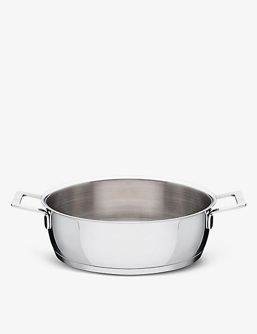 ALESSI: Pots&Pans stainless steel low casserole pot