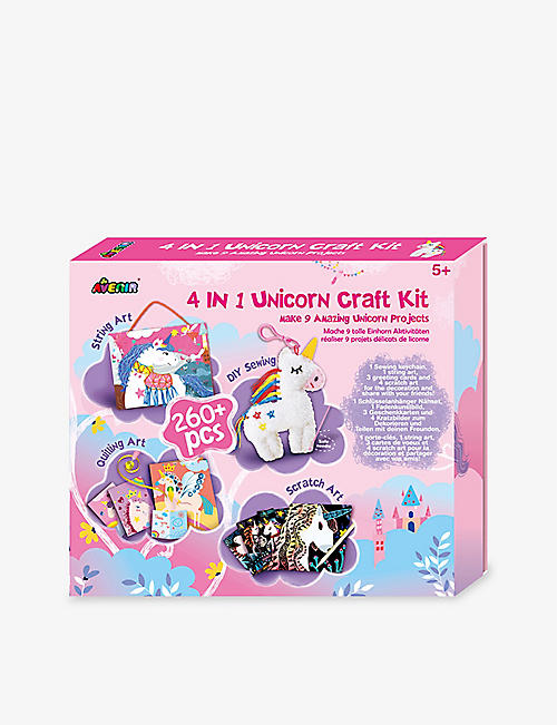 AVENIR: 4-in-1 Unicorn Craft Kit playset
