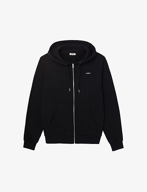 SANDRO: Relaxed-fit woven hoody