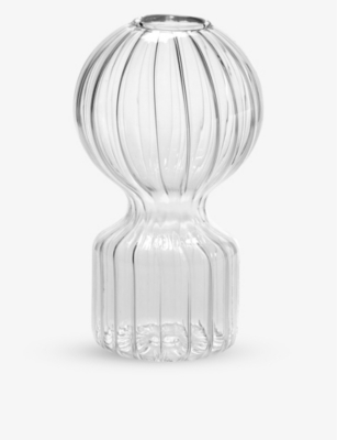 SERAX: Iki Doll rounded borosilicate-glass vase 13.5cm