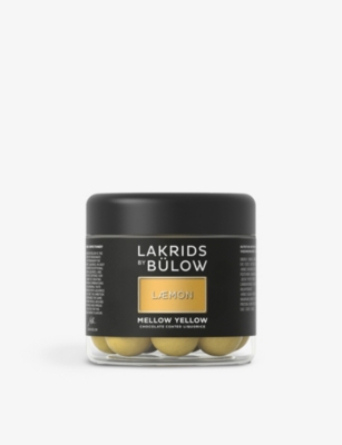 LAKRIDS BY BULOW: Mellow Yellow lemon chocolate-coated liquorice 125g