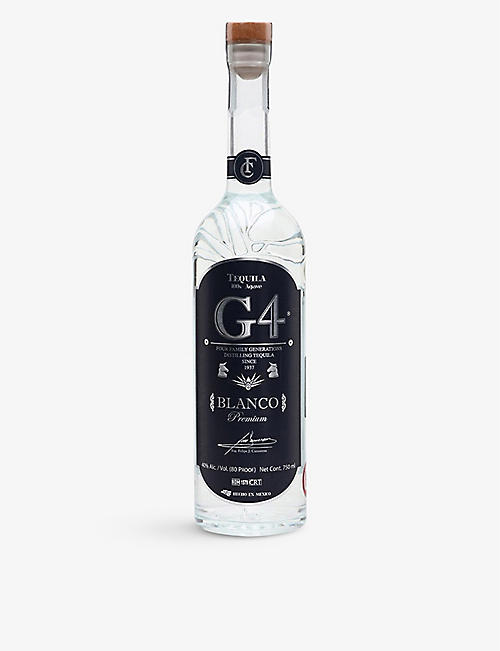 G4: G4 Blanco tequila 750ml