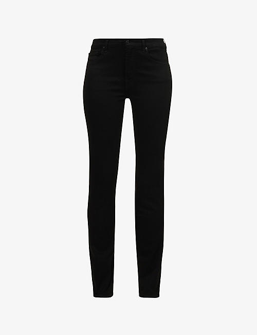 7 FOR ALL MANKIND: Roxanne skinny mid-rise stretch-denim jeans