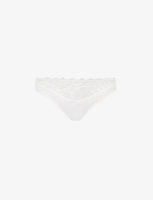 WACOAL: Lace Perfection mid-rise stretch-lace briefs