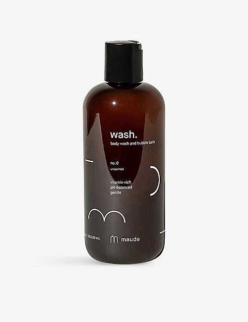 MAUDE: Wash body wash and bubble bath 355ml