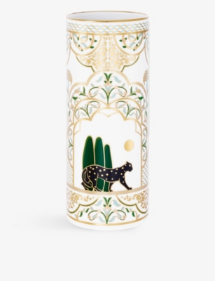 CARTIER: Panthère de Cartier medium porcelain vase 22cm