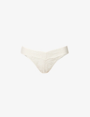 HANKY PANKY: Daily Lace mid-rise stretch-lace thong