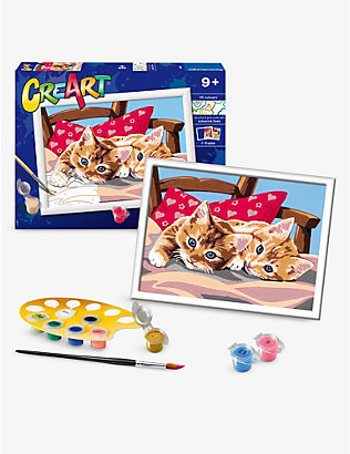 CREART: Cats paint by numbers activity kit