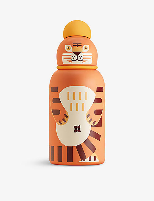 WATERDROP: Toddler Collection Tilly Tiger stainless-steel bottle 400ml