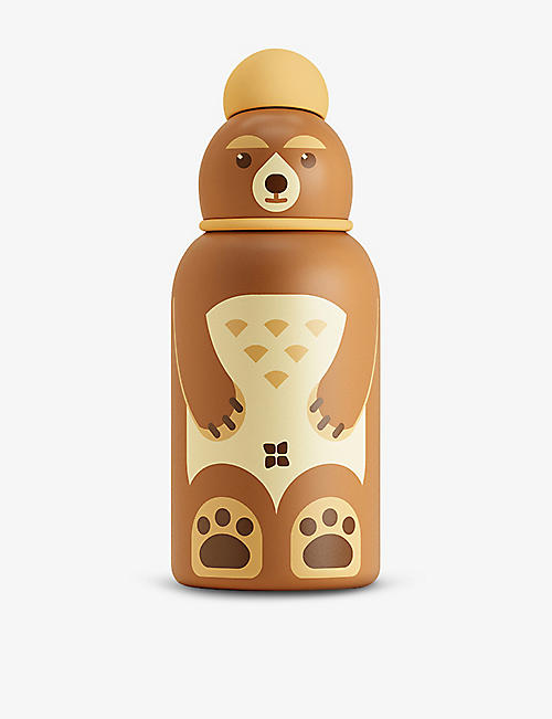 WATERDROP: Toddler Collection Buddy Bear stainless-steel water bottle 400ml