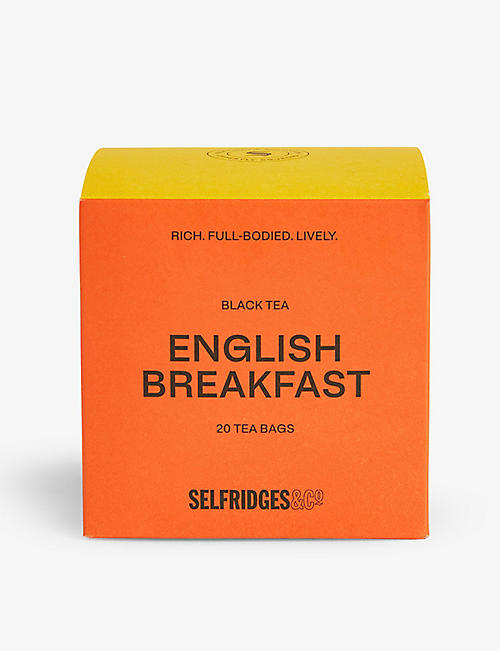 SELFRIDGES SELECTION: English breakfast tea bags box of 20