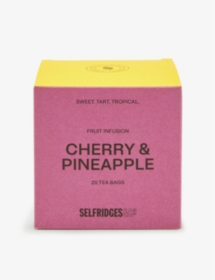 SELFRIDGES SELECTION: Pineapple and Cherry tea bags 50g