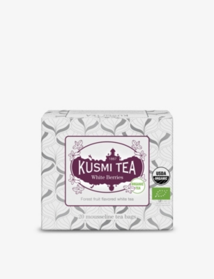 KUSMI TEA: White Berries organic tea bags 40g