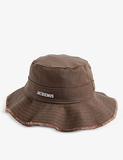 JACQUEMUS: Le Bob Artichaut logo-print cotton bucket hat