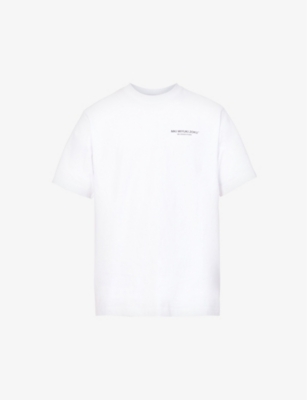 MKI MIYUKI-ZOKU: Design Studio brand-print organic-cotton jersey T-shirt