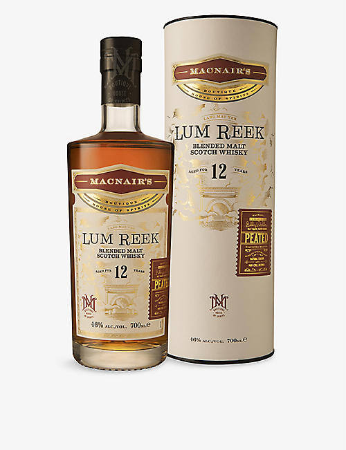MACNAIRS: MacNair's Lum Reek 12-year-old blended malt Scotch whisky 700ml
