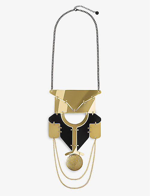 ALESSI: Lorica steel necklace