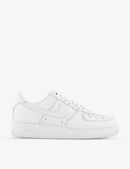 NIKE: Air Force 1 '07 low-top leather trainers