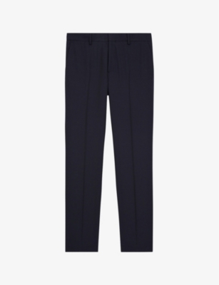 THE KOOPLES: Front crease mid-rise slim-fit wool trousers