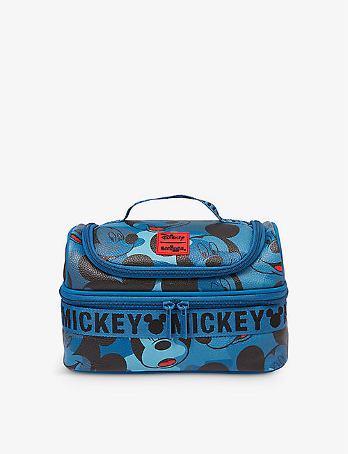 SMIGGLE: Smiggle x Disney Micky Mouse  Double Decker woven lunchbox