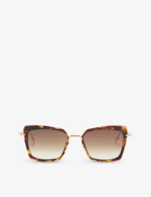 DITA: DTS405 Perplexa butterfly-frame acetate sunglasses