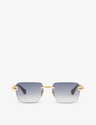 DITA: D4000423 square-frame metal sunglasses