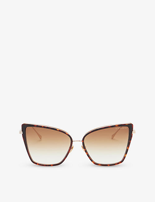 DITA: 21013 Sunbird butterfly-frame acetate sunglasses
