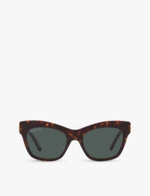 BALENCIAGA: BB0132S cat-eye frame acetate sunglasses