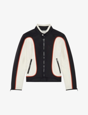 DIESEL: J-Blink contrast-panelled regular-fit woven jacket