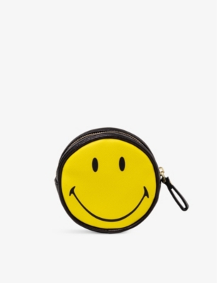SELETTI: Smiley faux-leather coin purse