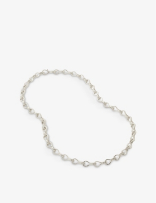 MONICA VINADER: Infinity Link recycled sterling-silver chain necklace