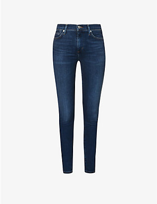 CITIZENS OF HUMANITY: Rocket brand-patch skinny mid-rise jeans