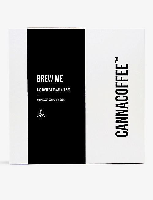 CANNACOFFEE: Cannacoffee Brew Me CBD coffee pods and travel cup set