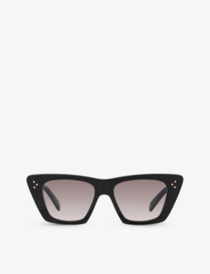 CELINE: CL40187I rectangle-frame acetate sunglasses