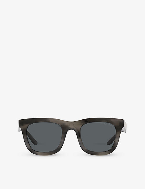 GIORGIO ARMANI: AR8171 square-frame acetate sunglasses