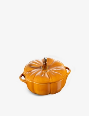 STAUB: Pumpkin cast-iron and enamel cocotte 12cm