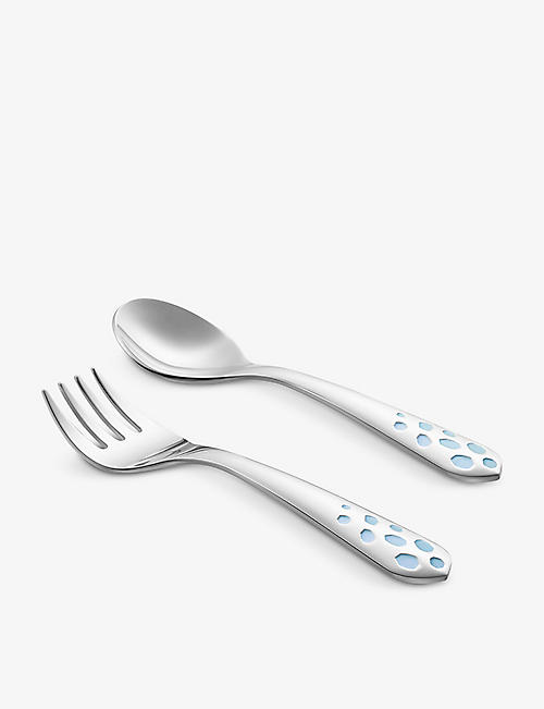 CARTIER: Baby Panther two-piece cutlery set 13cm