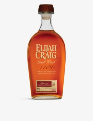 WHISKY AND BOURBON: Elijah Craig small batch Kentucky straight bourbon whiskey 700ml