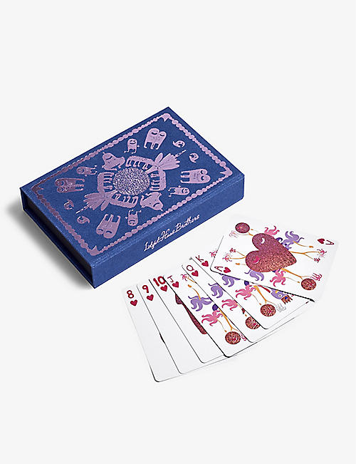LOBJET: Haas Brothers set of two playing cards