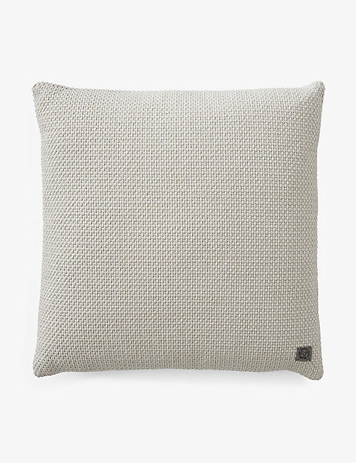 &TRADITION: Collect woven cotton-bend cushion 50cm x 50cm